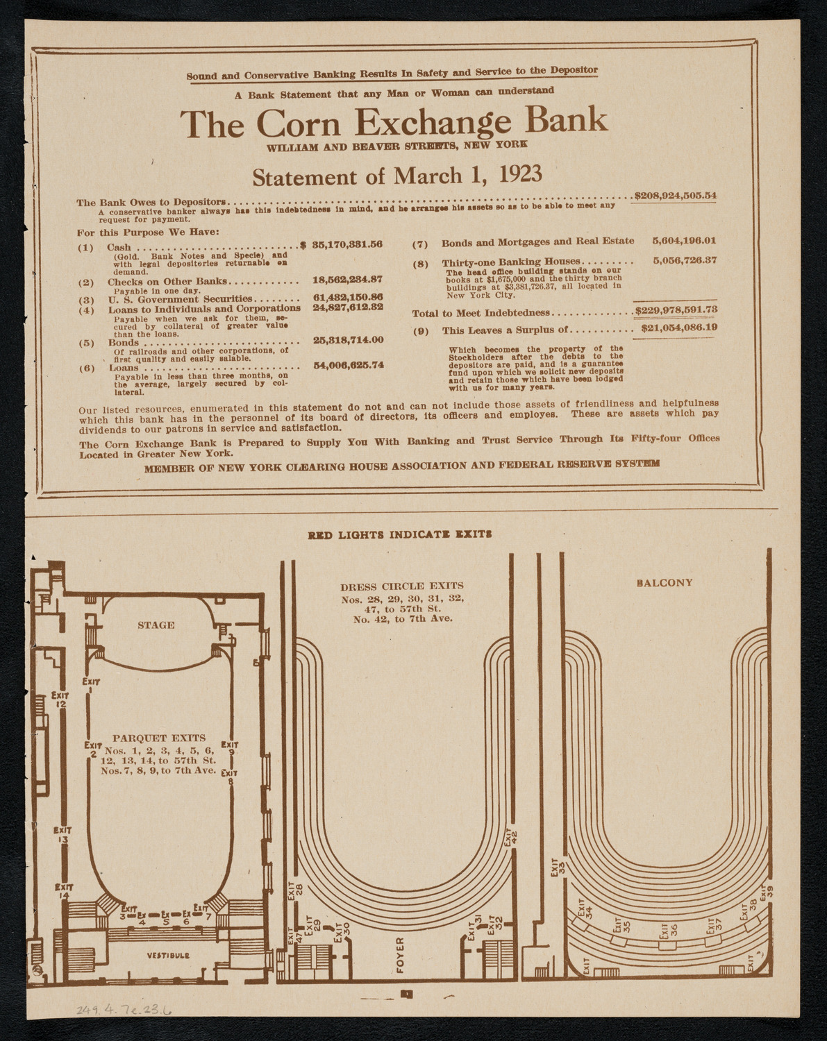 New York Philharmonic, April 7, 1923, program page 11