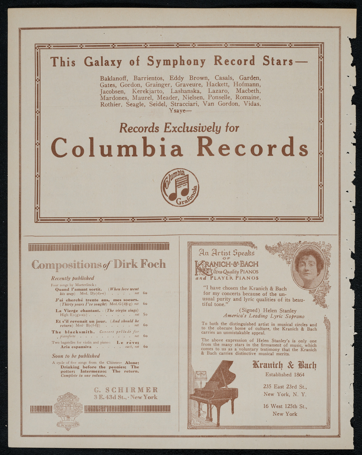 Mecca Temple of New York: Ancient Arabic Order of the Nobles of the Mystic Shrine, January 31, 1921, program page 6