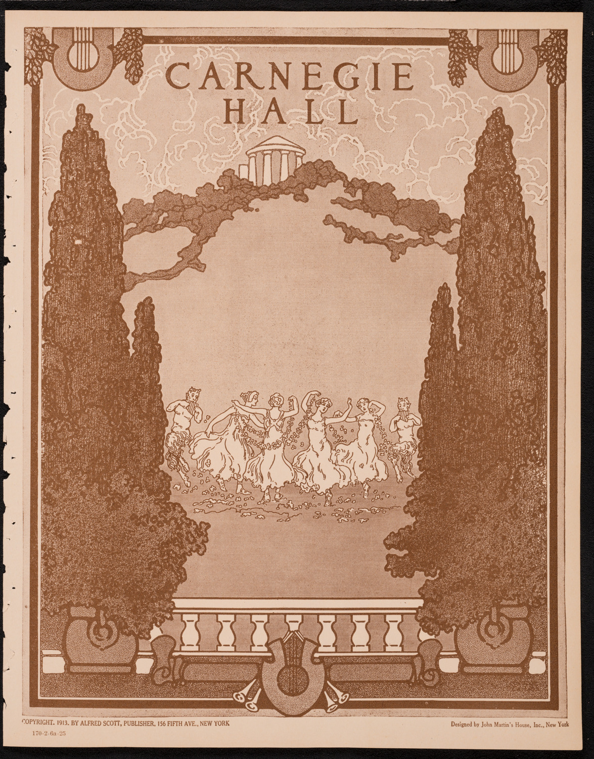 New York Philharmonic, February 6, 1925, program page 1