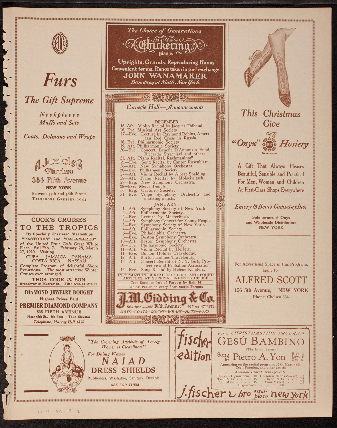 Newman Traveltalks: France Victorious, December 15, 1919, program page 3