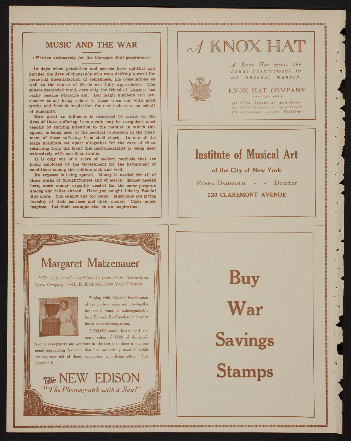 Graduation: College of Dental and Oral Surgery of New York, June 4, 1918, program page 2