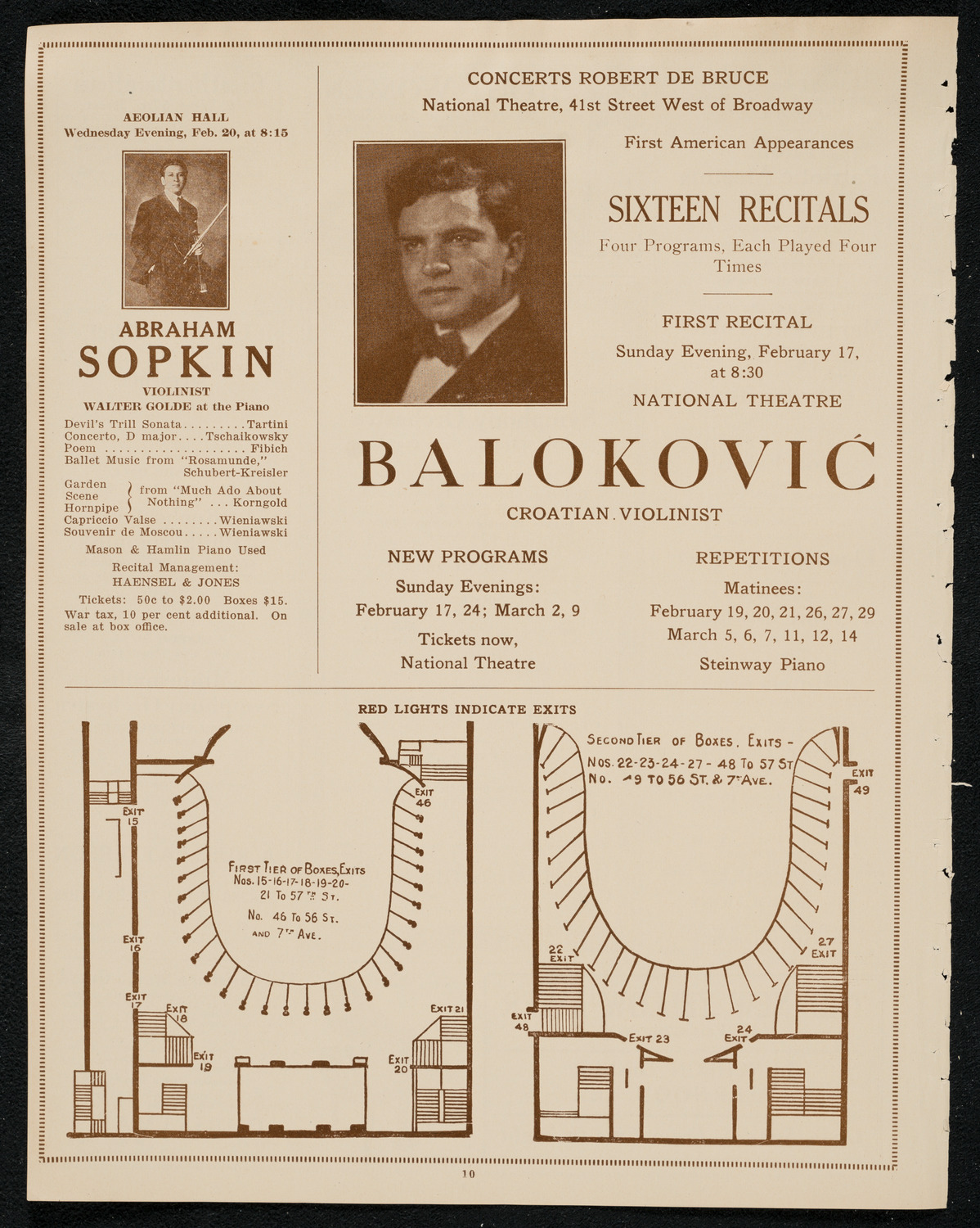 Symphony Concert for Young People, February 16, 1924, program page 10