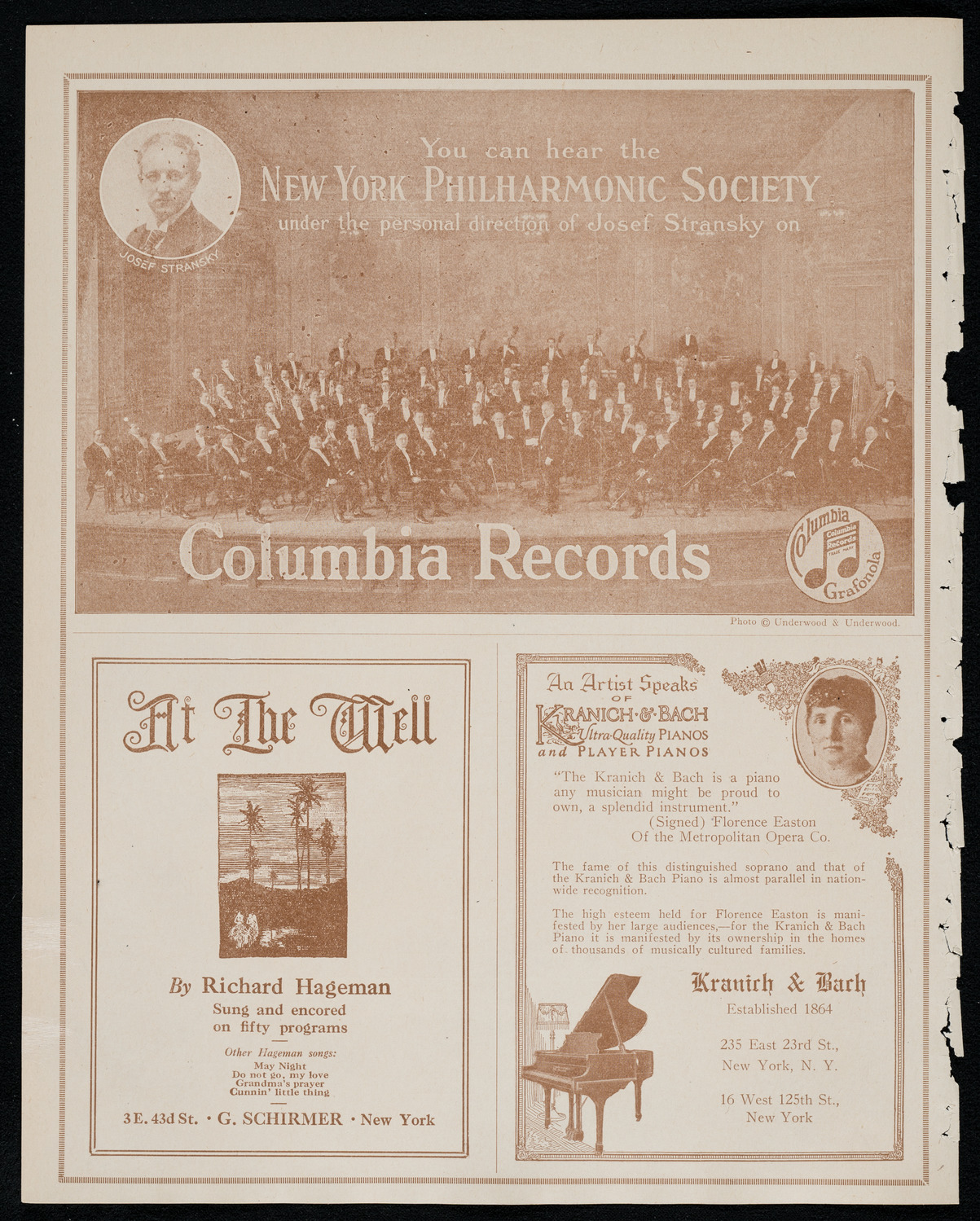 New York Symphony Orchestra, November 12, 1920, program page 6