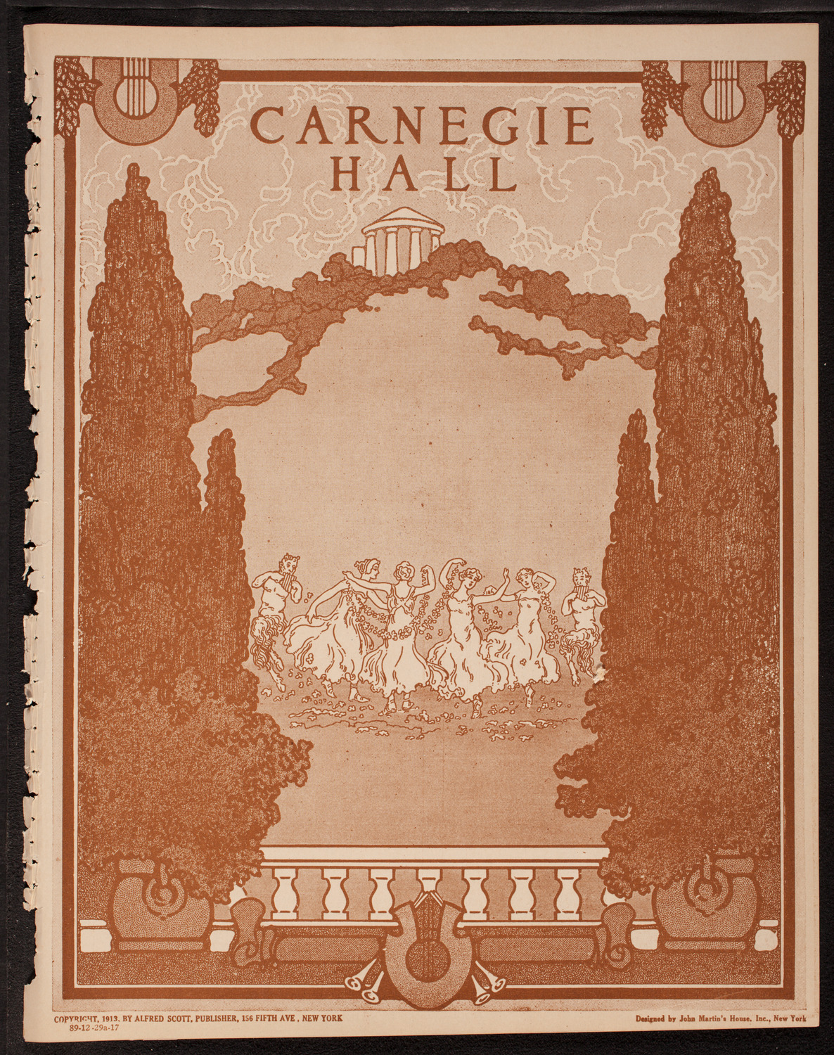 New York Symphony Orchestra, December 29, 1917, program page 1