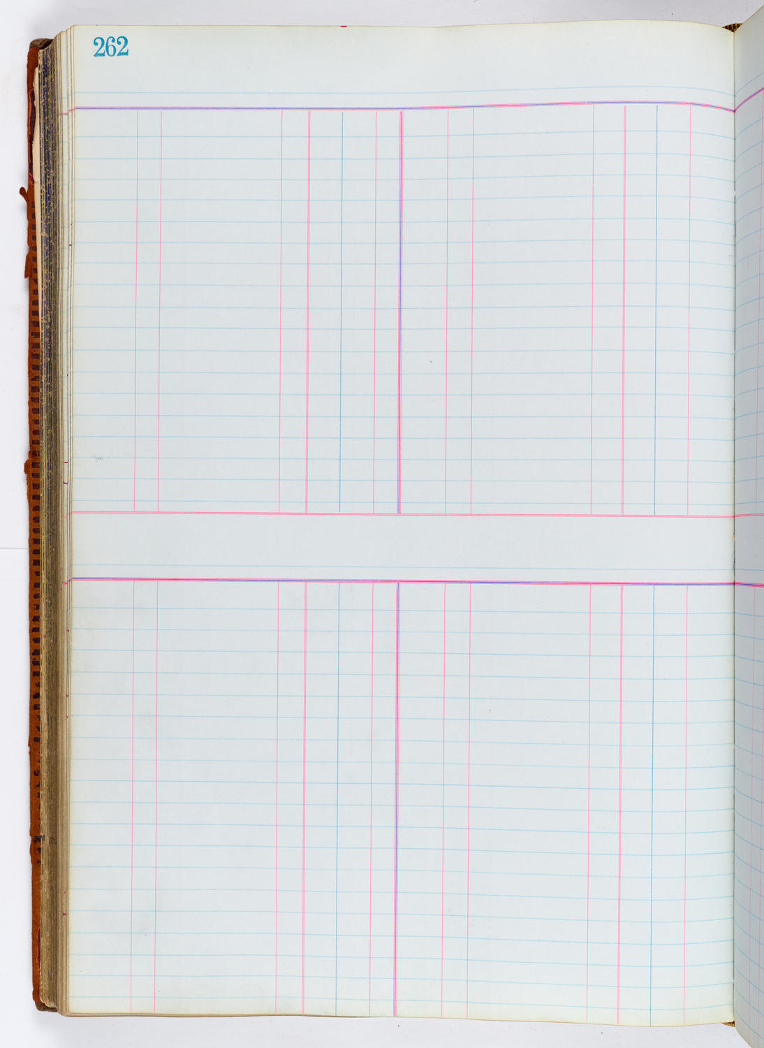 Music Hall Accounting Ledger, volume 1, page 262