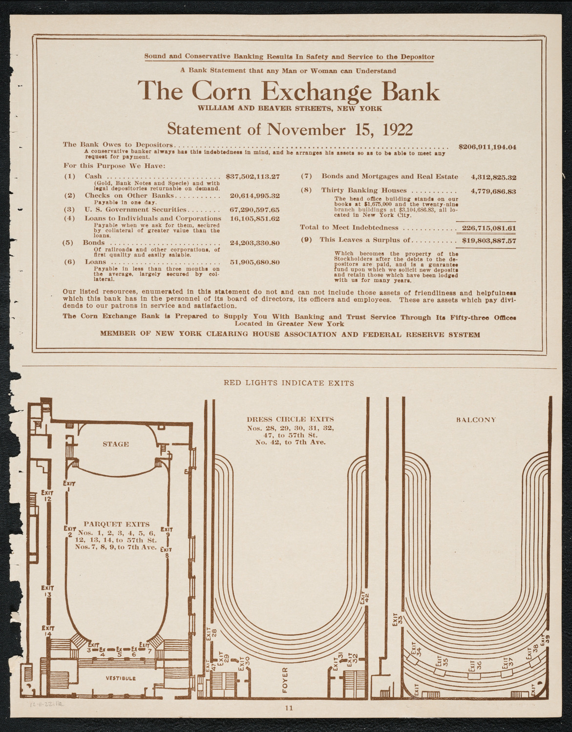 City Symphony Orchestra, December 11, 1922, program page 11