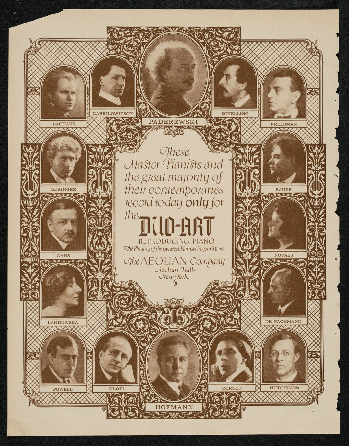 Music and Art Lovers' Club, March 12, 1924, program page 2