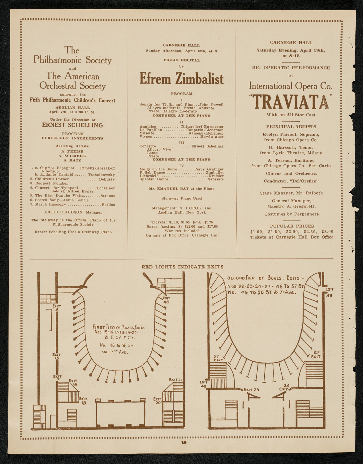 United Singers of New York, April 6, 1924, program page 10