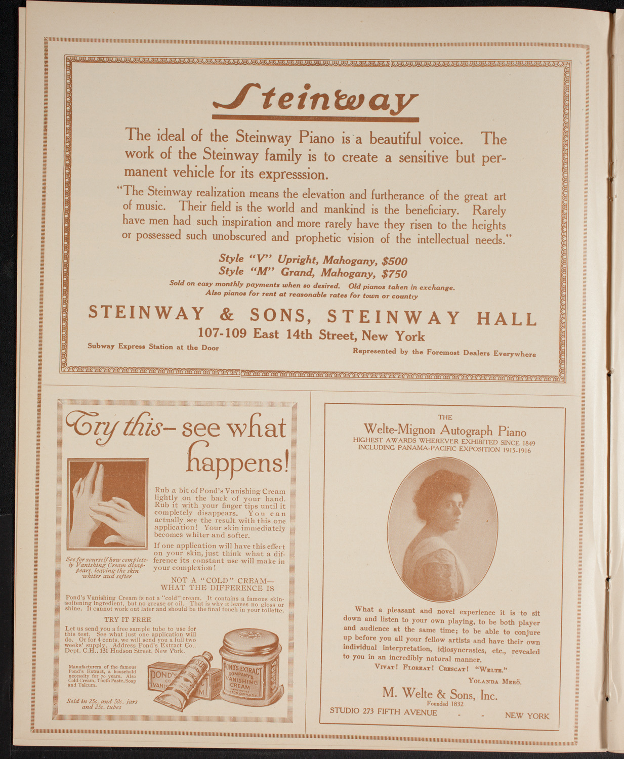 Newman Traveltalks: Argentina, March 5, 1916, program page 4