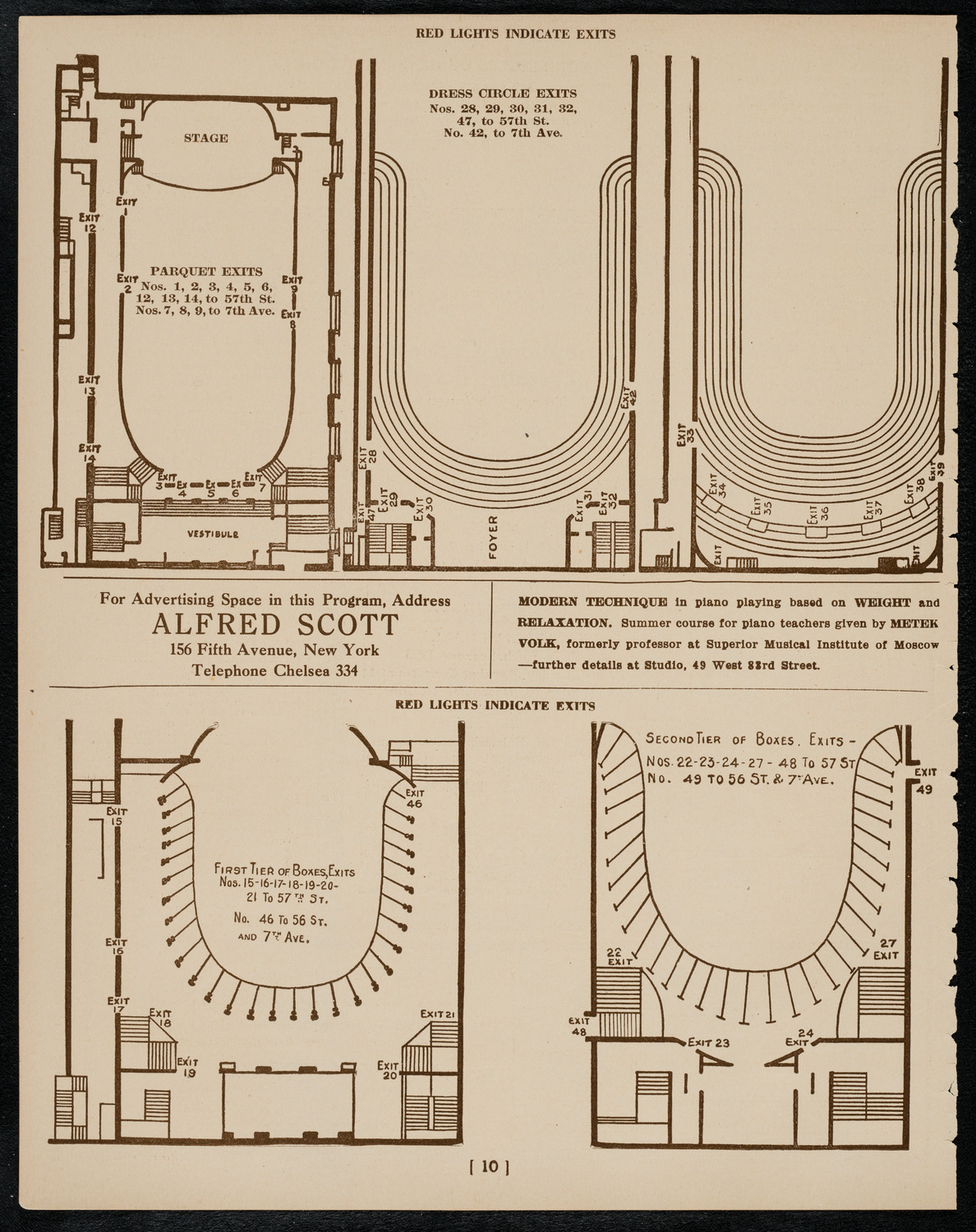 Elly Ney, Piano, April 11, 1922, program page 10