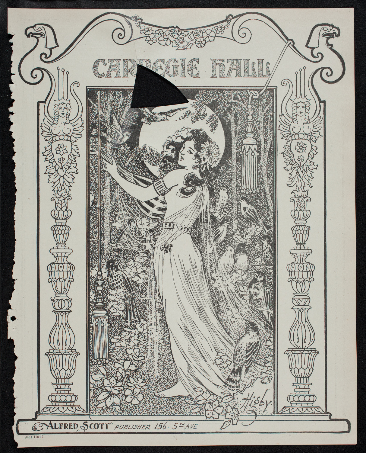 Elmendorf Lecture: Yellowstone Park, November 11, 1912, program page 1