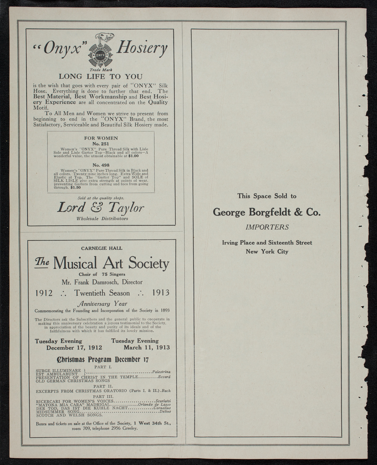 Elmendorf Lecture: The Pacific Coast, November 3, 1912, program page 8