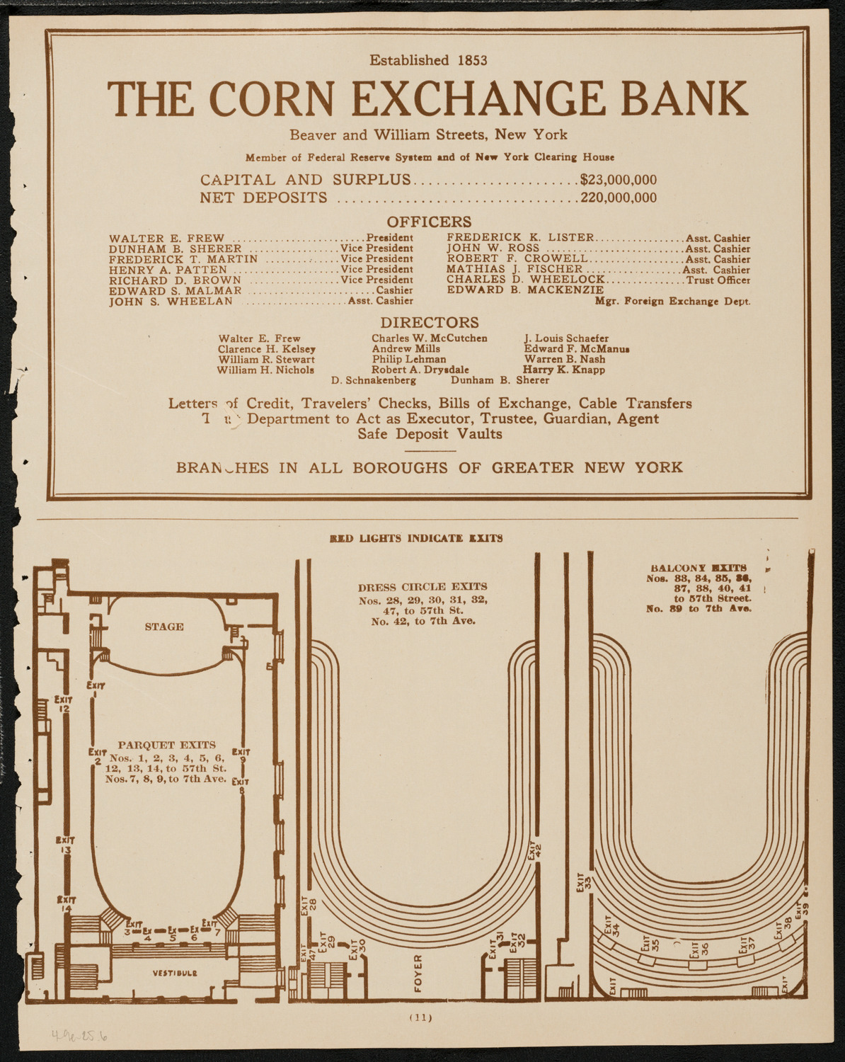 Boston Symphony Orchestra, April 9, 1925, program page 11