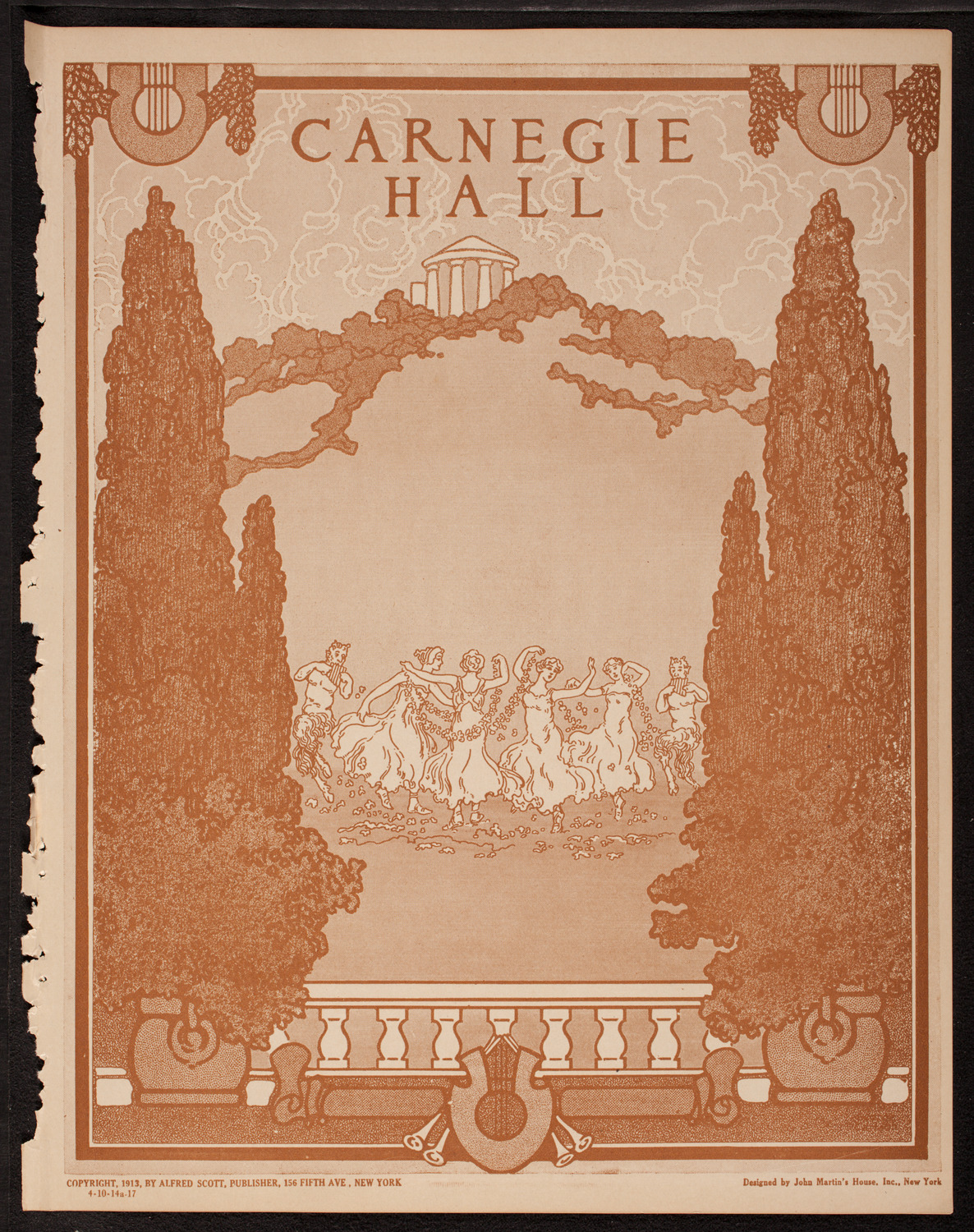 Anna Case, Soprano, October 14, 1917, program page 1