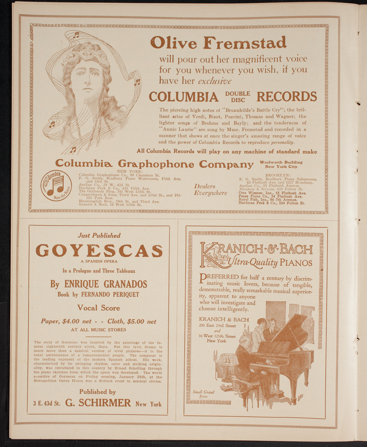 Germaine Schnitzer, Piano, and Francis MacMillen, Violin, February 7, 1916, program page 6