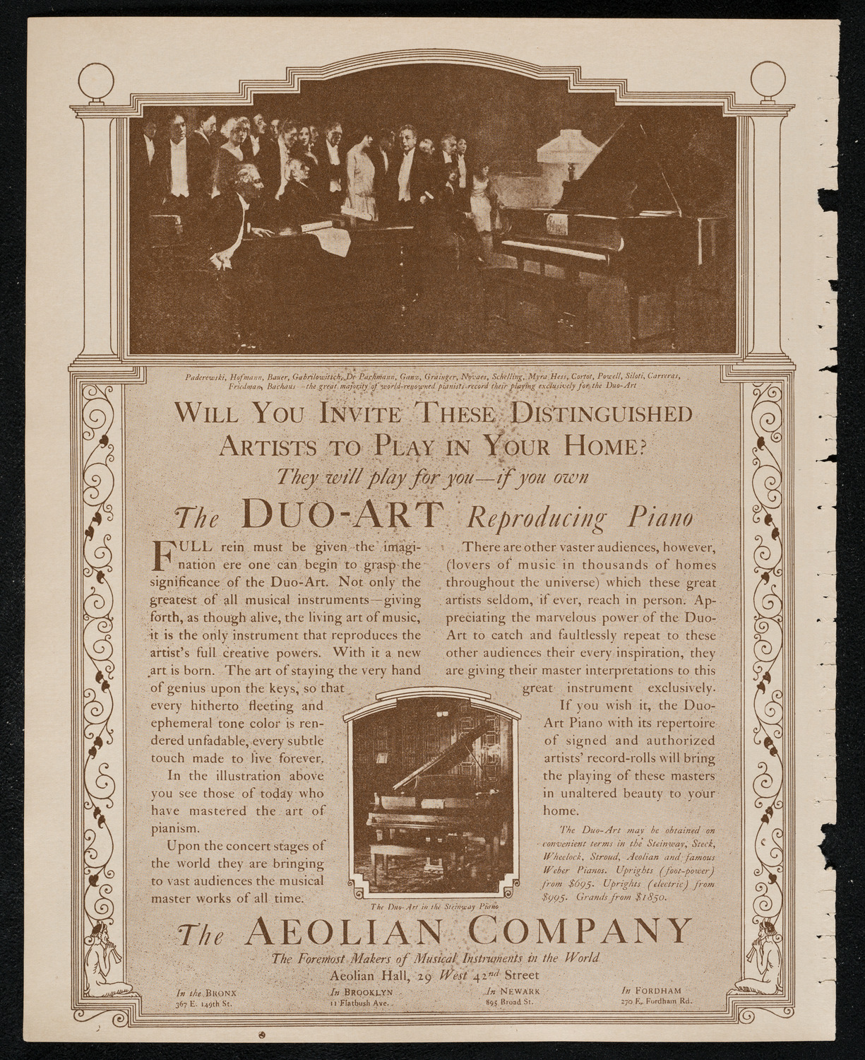 Rhys Morgan, Tenor, October 6, 1924, program page 2