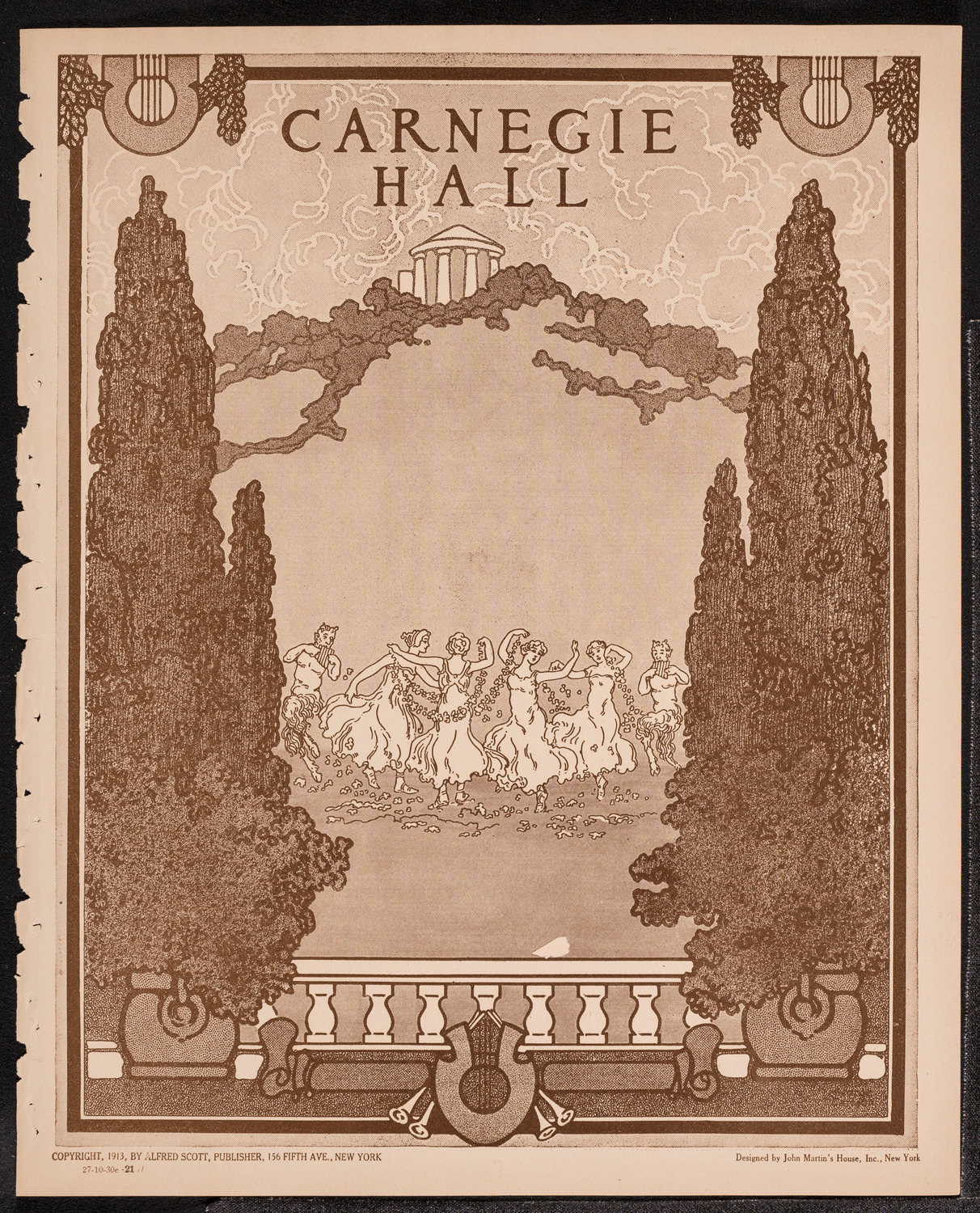 Johanna Gadski, Soprano, with the New York Philharmonic, October 30, 1921, program page 1