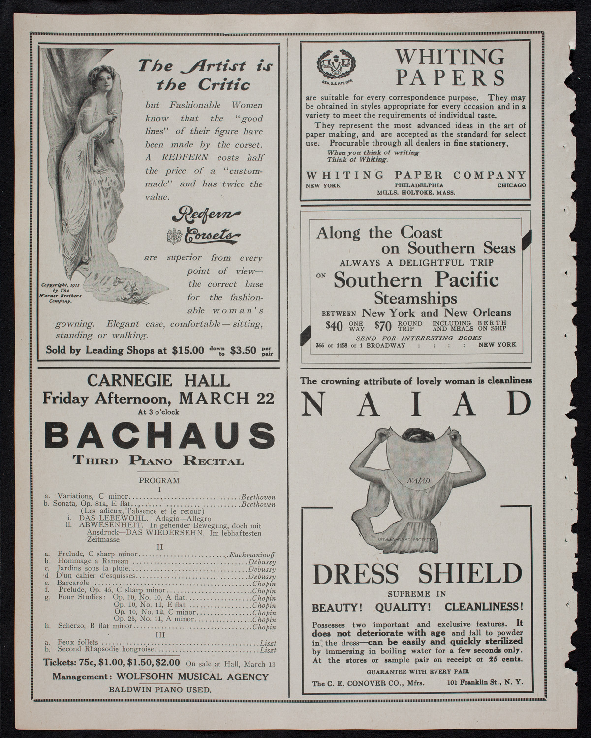 Newman Traveltalks: Scotland and Wales, March 10, 1912, program page 2