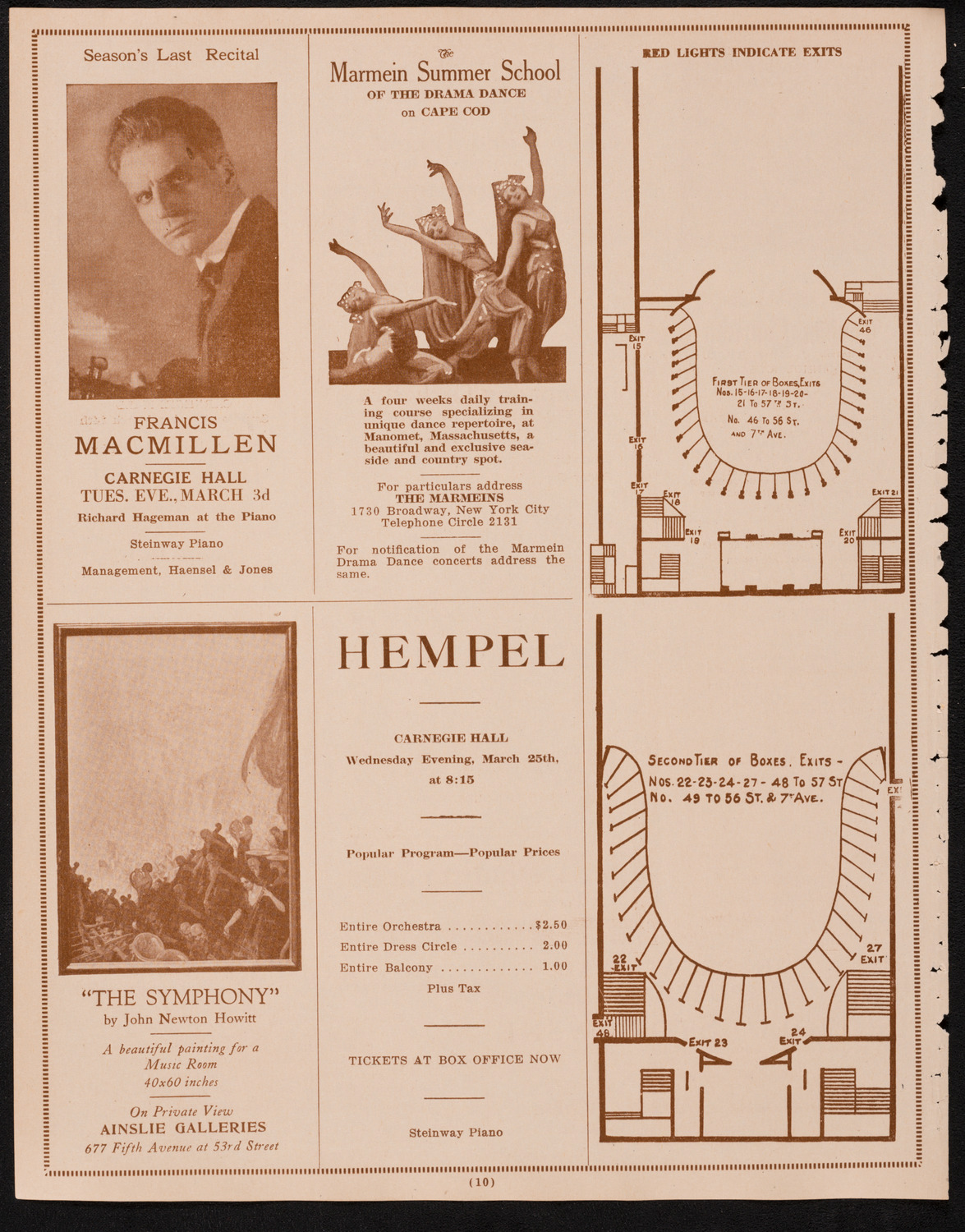 Dusolina Giannini, Soprano, February 28, 1925, program page 10