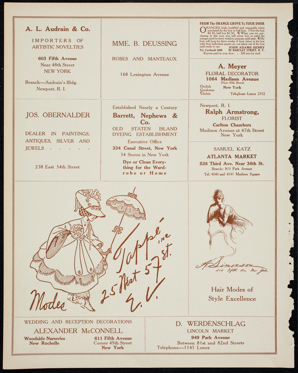 Ignacy Jan Paderewski, Piano, March 7, 1914, program page 16