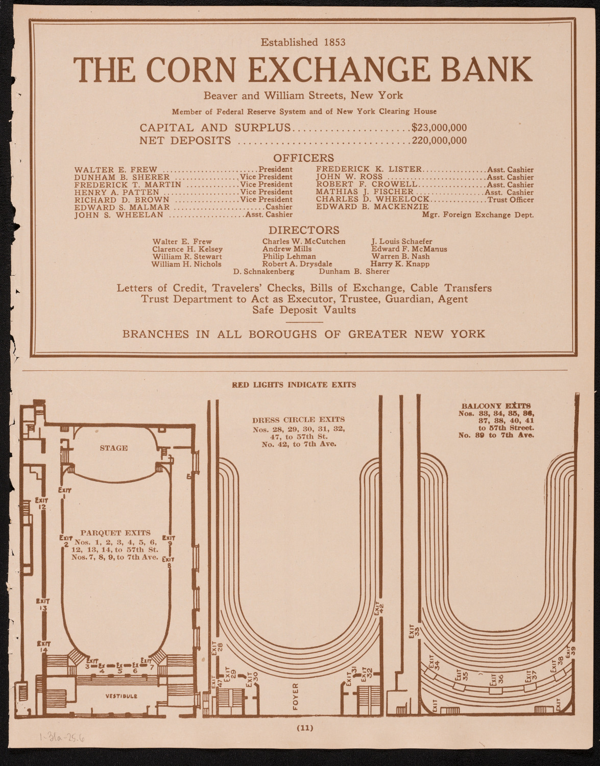 Boston Symphony Orchestra, January 31, 1925, program page 11