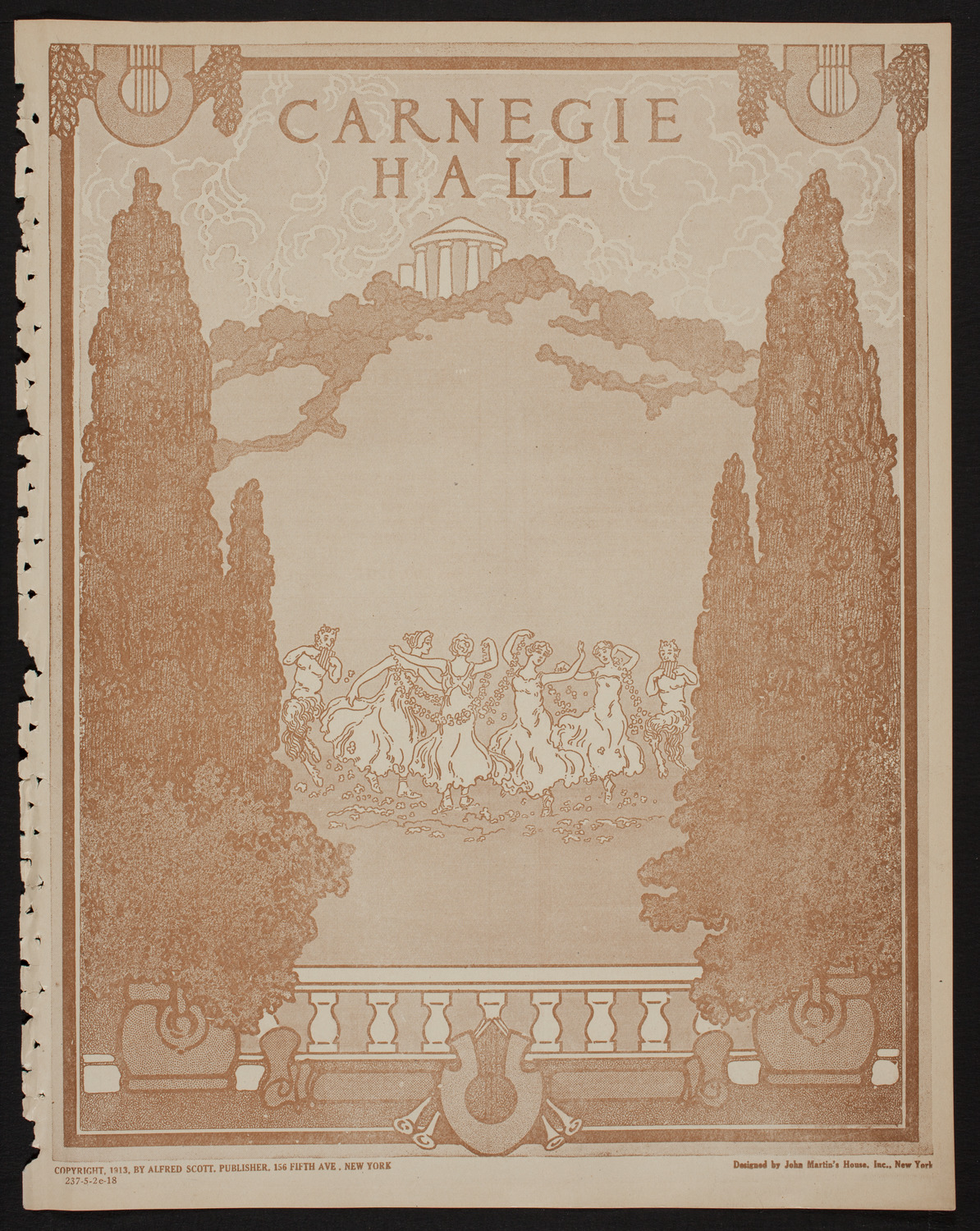 Ossip Gabrilowitsch Orchestral Concert, May 2, 1918, program page 1