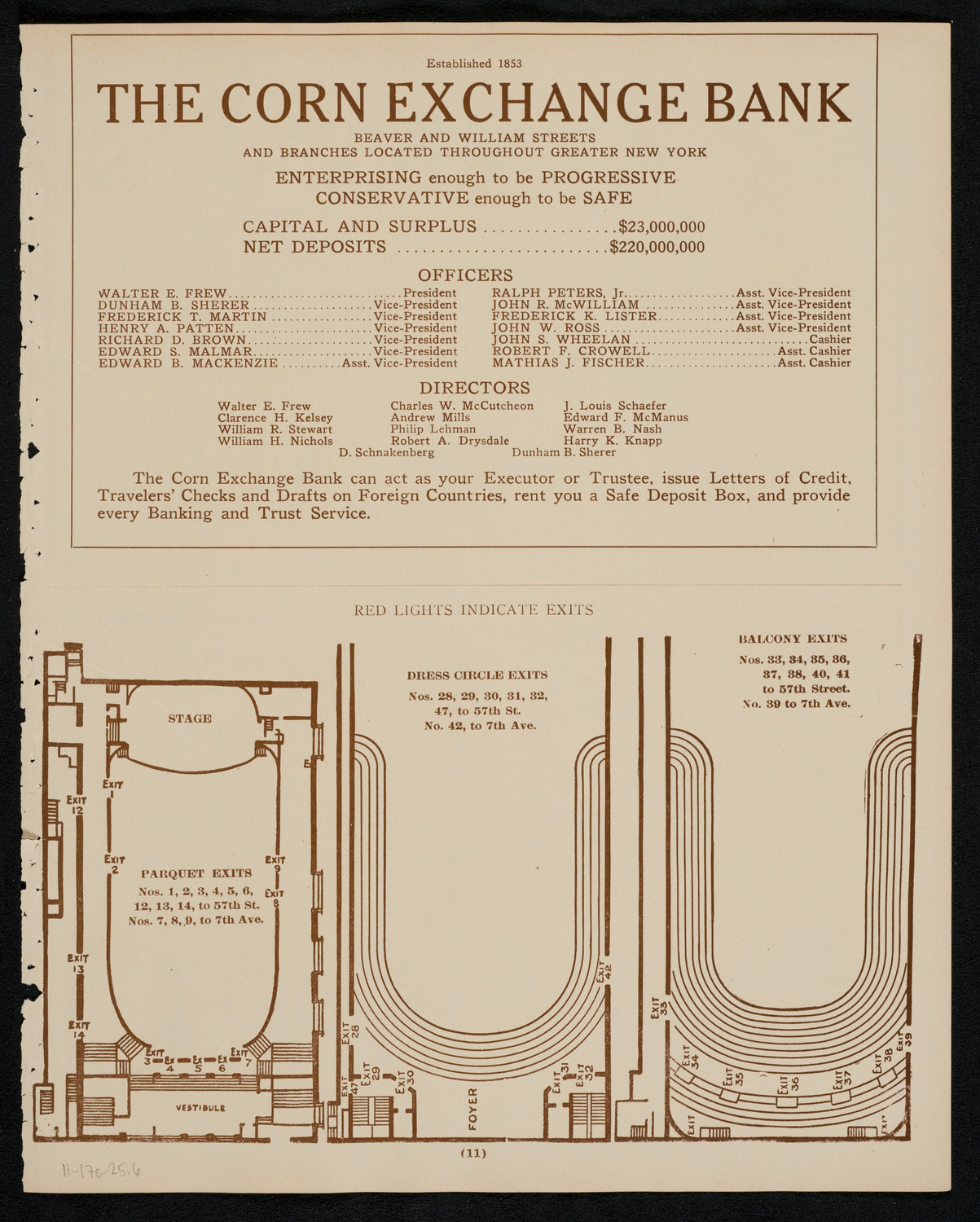 Philadelphia Orchestra, November 17, 1925, program page 11