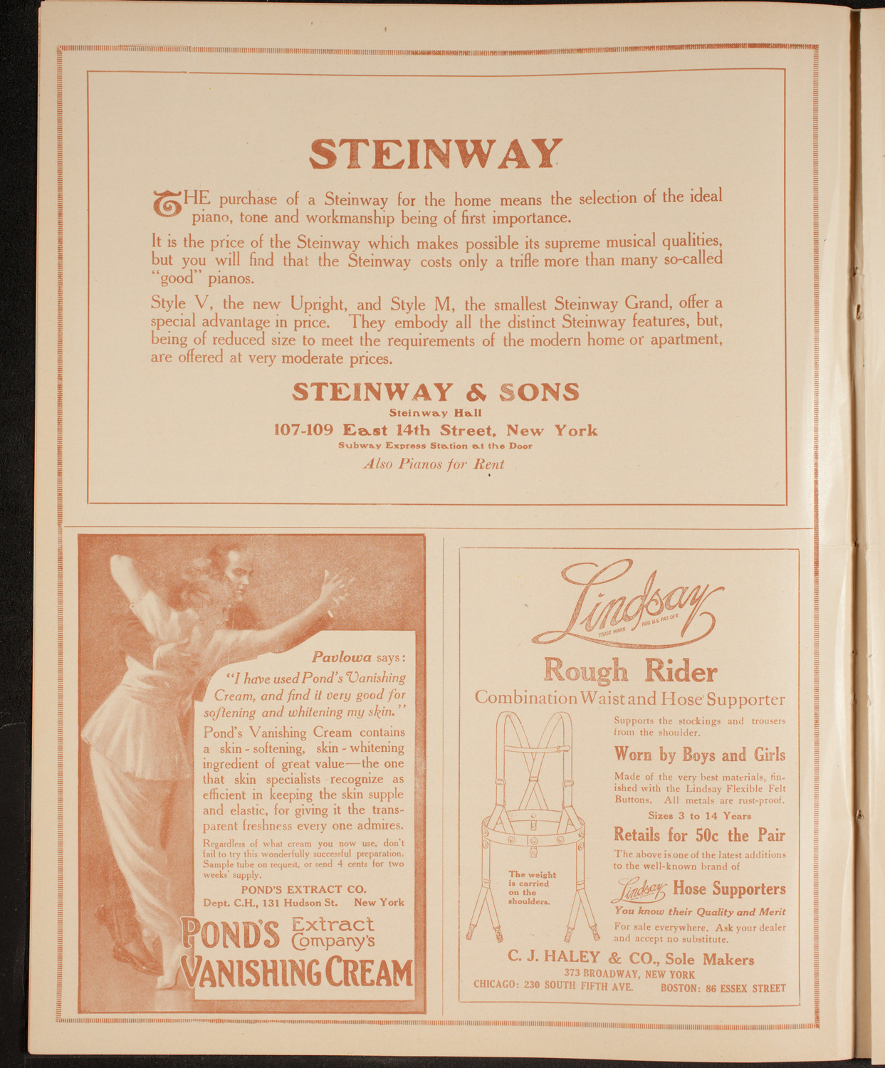 Boston Symphony Orchestra, January 7, 1915, program page 4