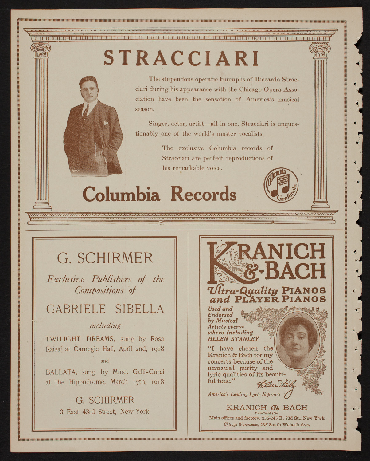 Patriotic Rally: Evening Sun Tobacco Fund Concert and Lecture, April 5, 1918, program page 6