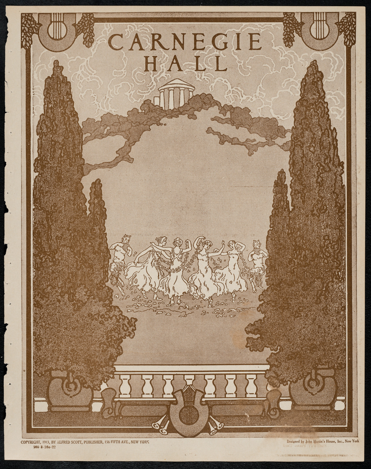 Boston Symphony Orchestra, March 16, 1922, program page 1