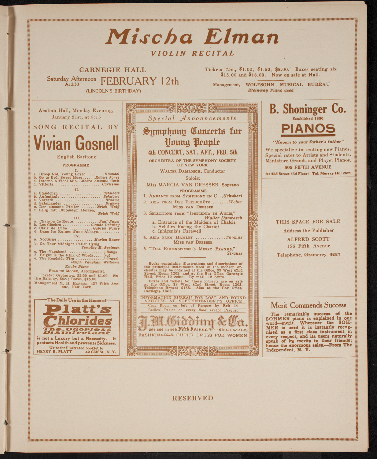 Burton Holmes Travelogue: The Grand Canyon, January 30, 1916, program page 9