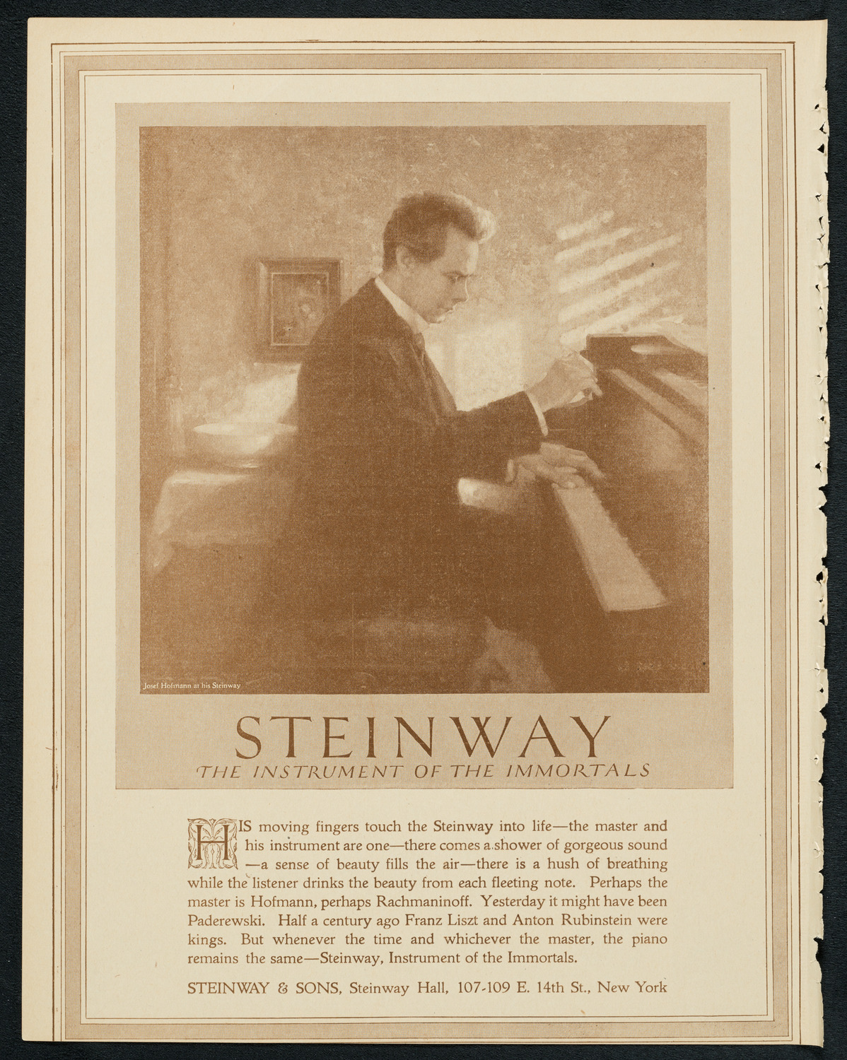 State Symphony Orchestra of New York, October 10, 1923, program page 4