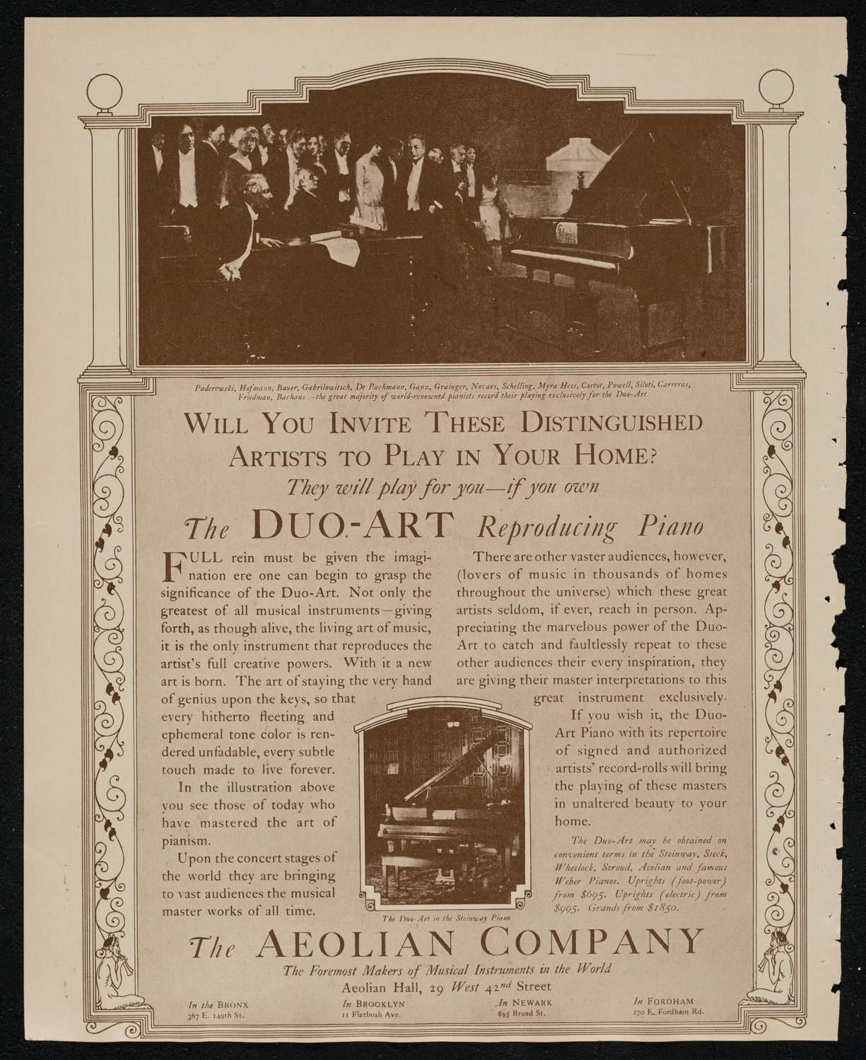 New York Philharmonic, October 31, 1924, program page 2