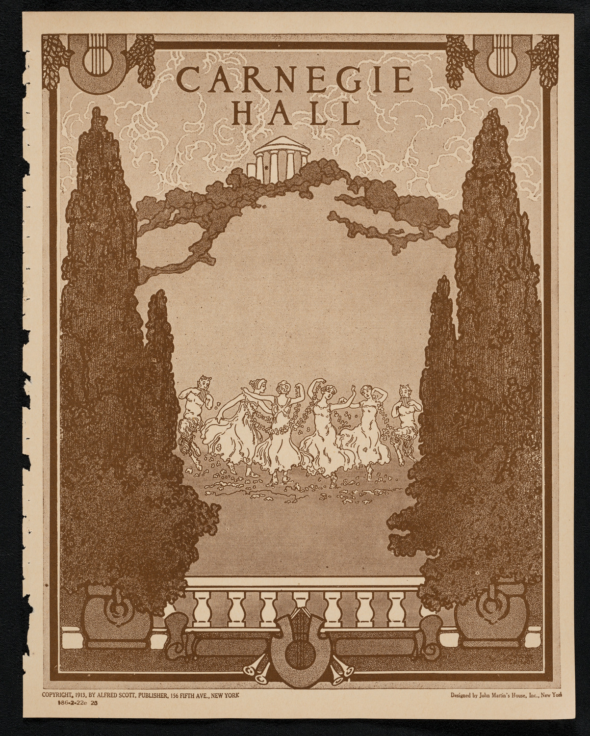 New York Philharmonic, February 22, 1923, program page 1