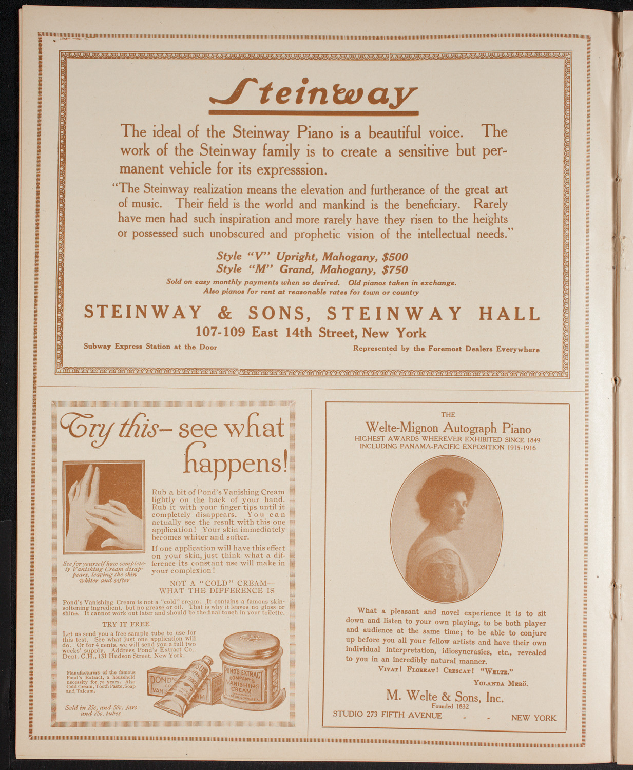 Tsingtau Symphony Orchestra, February 21, 1916, program page 4