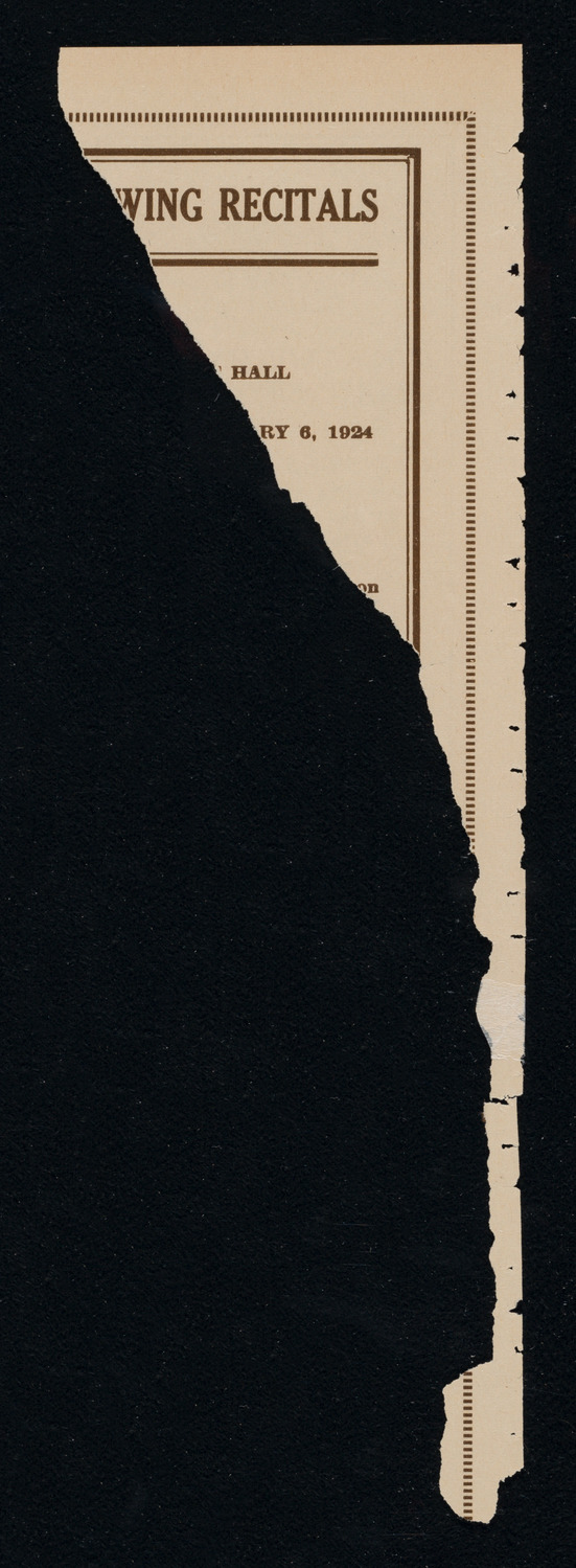 New York Symphony Orchestra: Beethoven Cycle, January 3, 1924, program page 8
