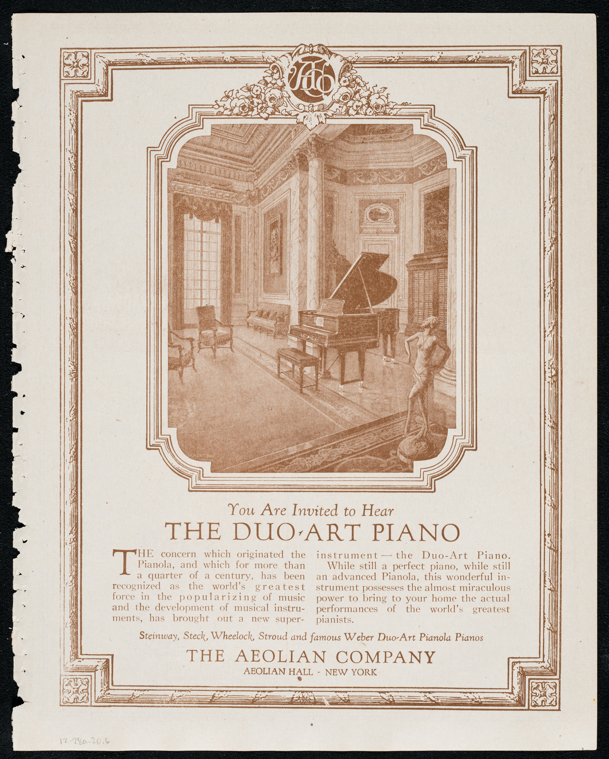 National Symphony Orchestra, December 28, 1920, program page 11