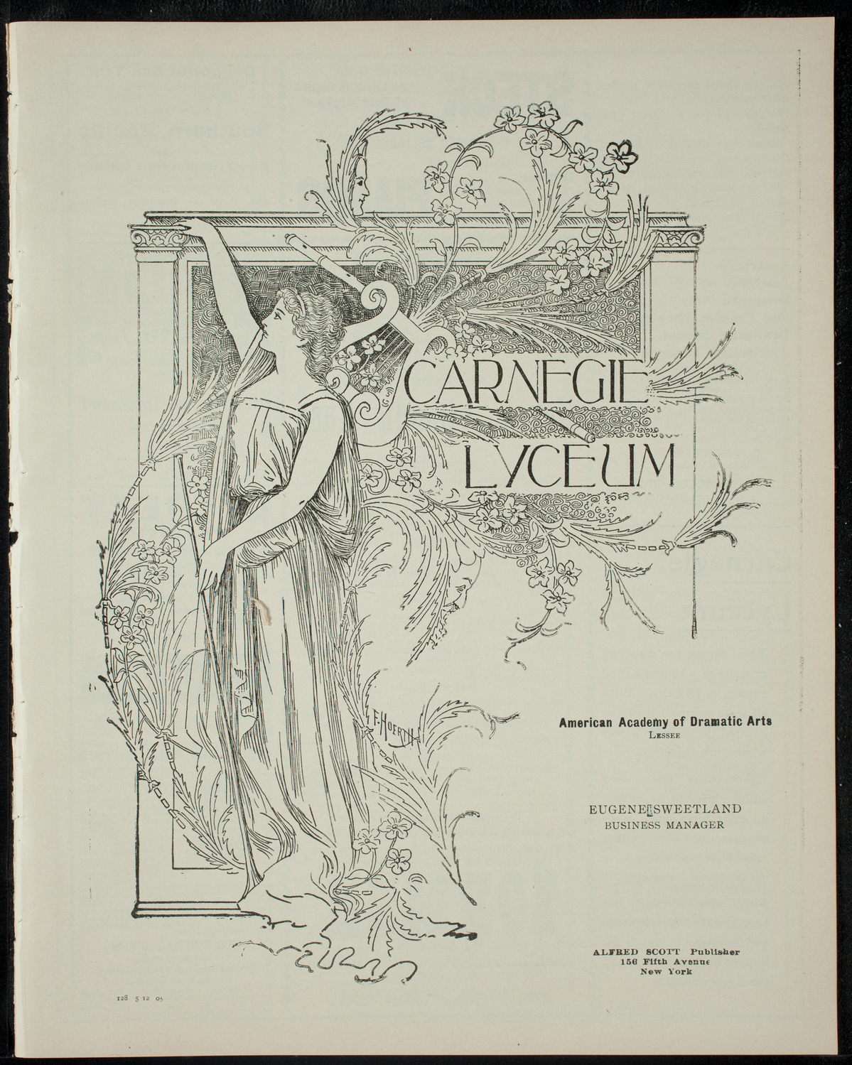 Vocal and Violin Pupils of Henry Lincoln Case, May 12, 1905, program page 1