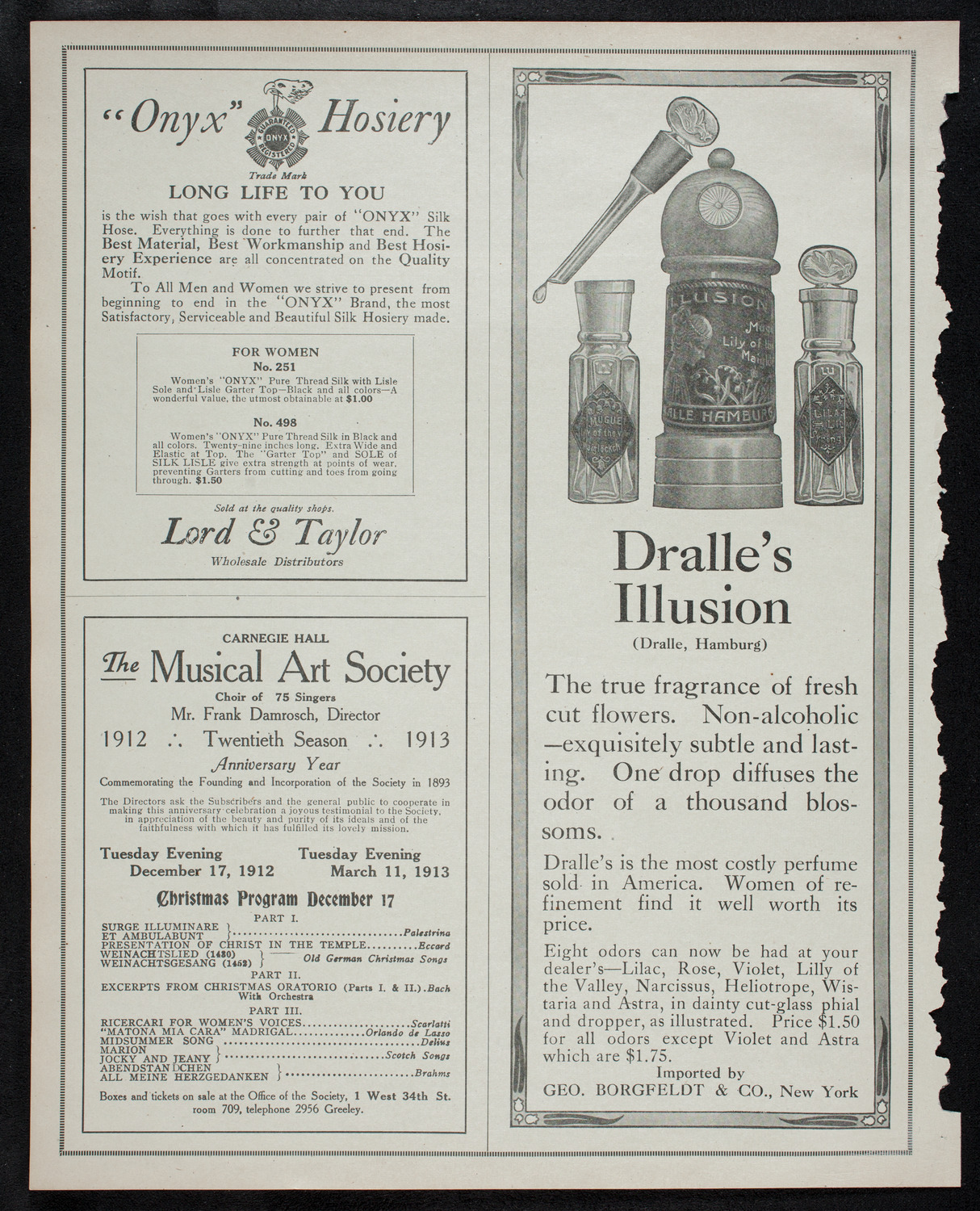 Boston Symphony Orchestra, December 5, 1912, program page 8