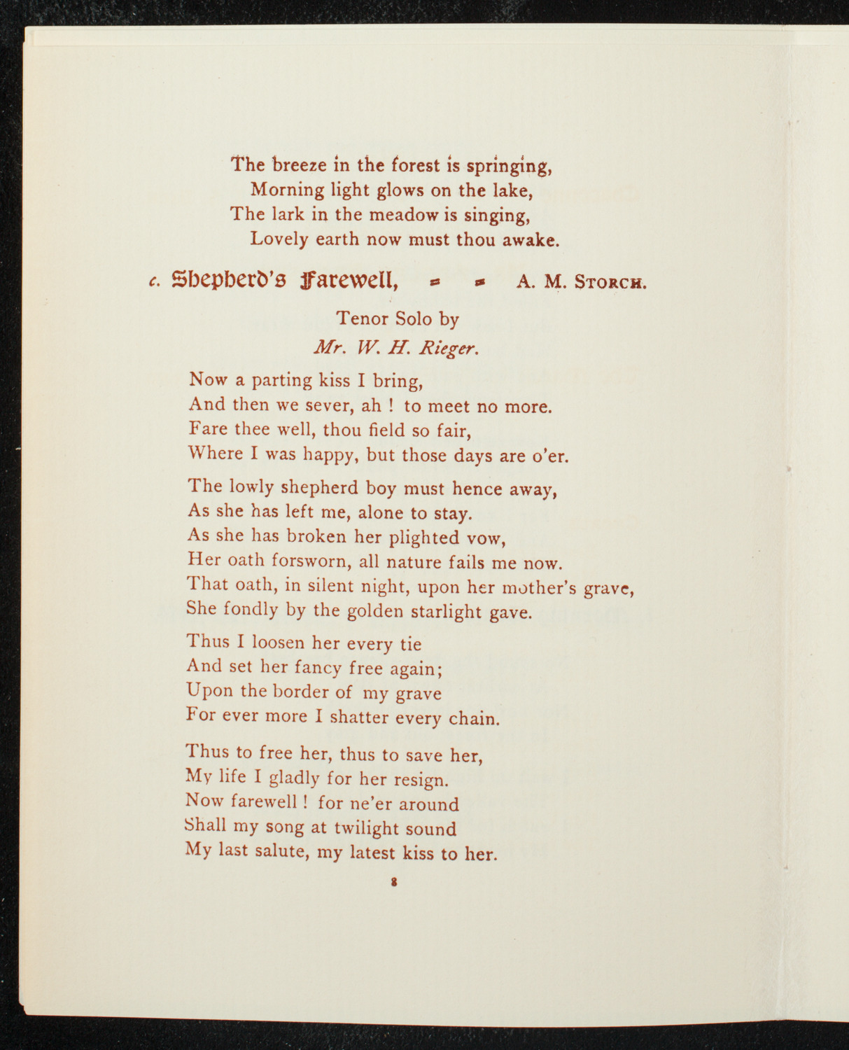 Musurgia, November 24, 1891, program page 12