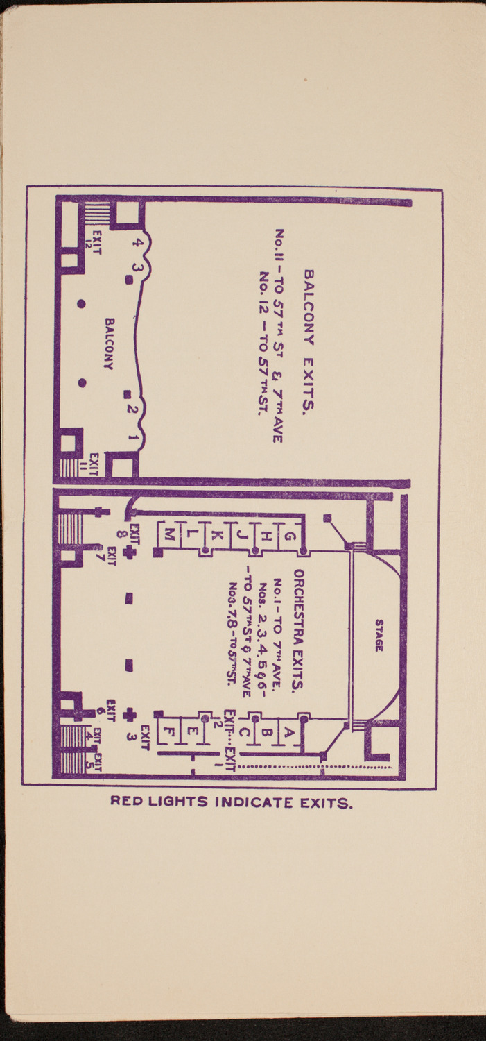 Amateur Comedy Club, February 12, 1913, program page 8