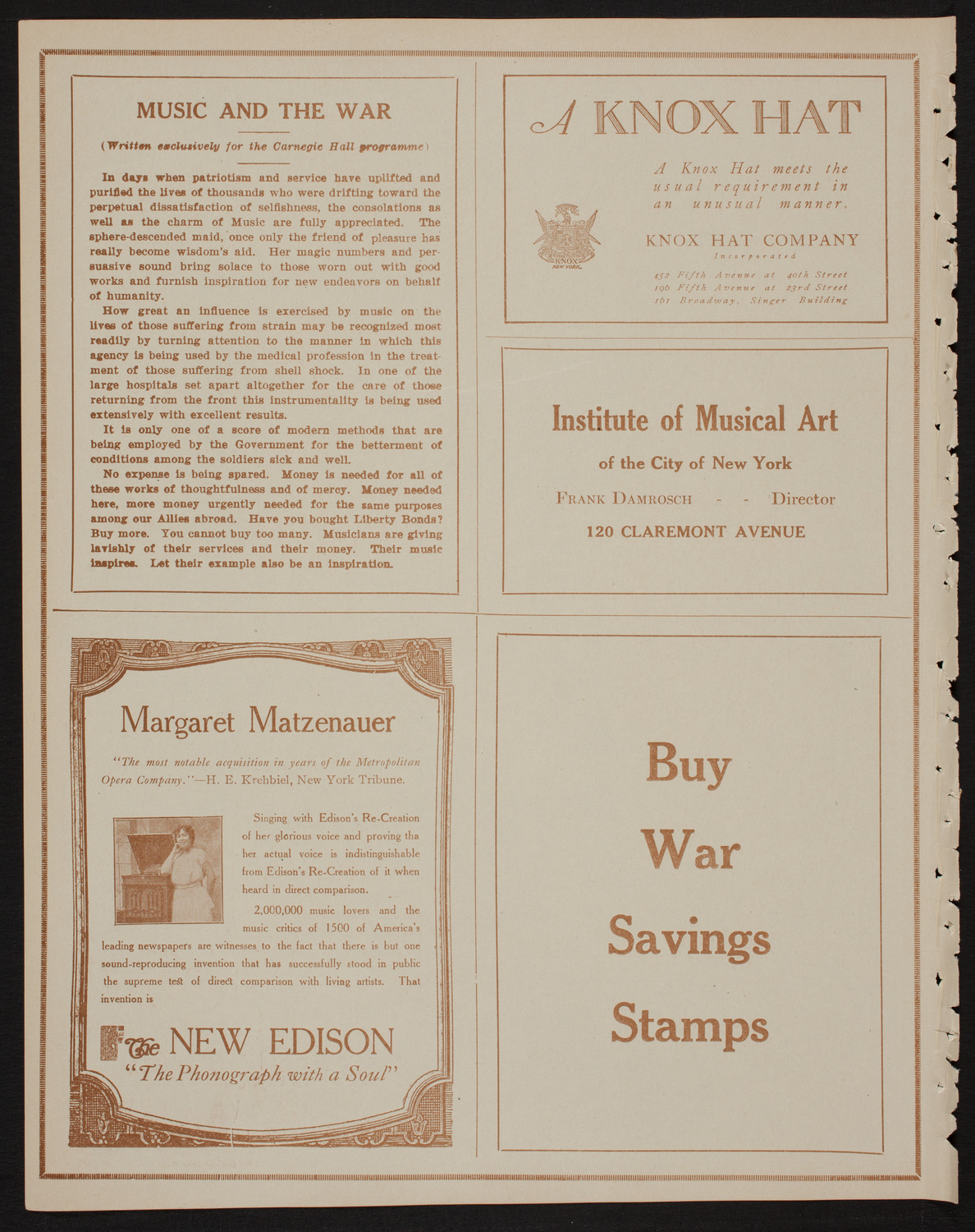 British Empire Day Celebration, May 26, 1918, program page 2