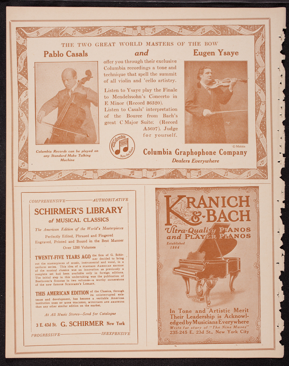 Elmendorf Lecture: Children and Flowers from Many Lands, November 20, 1916, program page 6