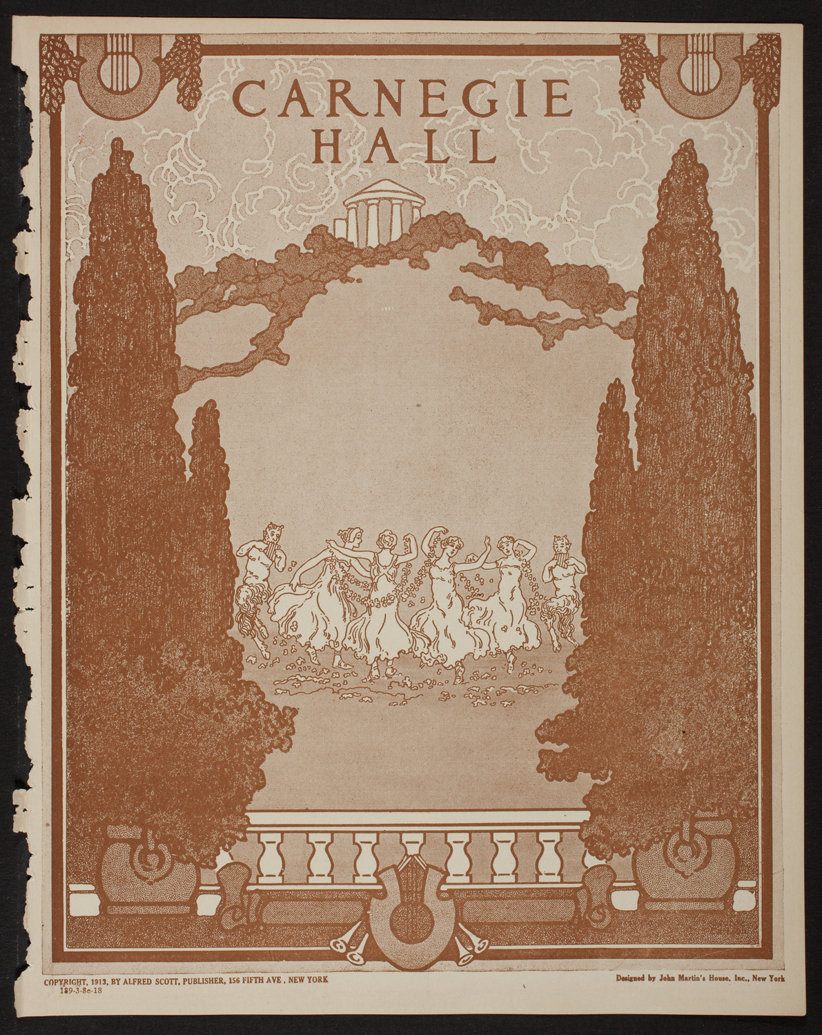 New York Symphony Orchestra, March 8, 1918, program page 1