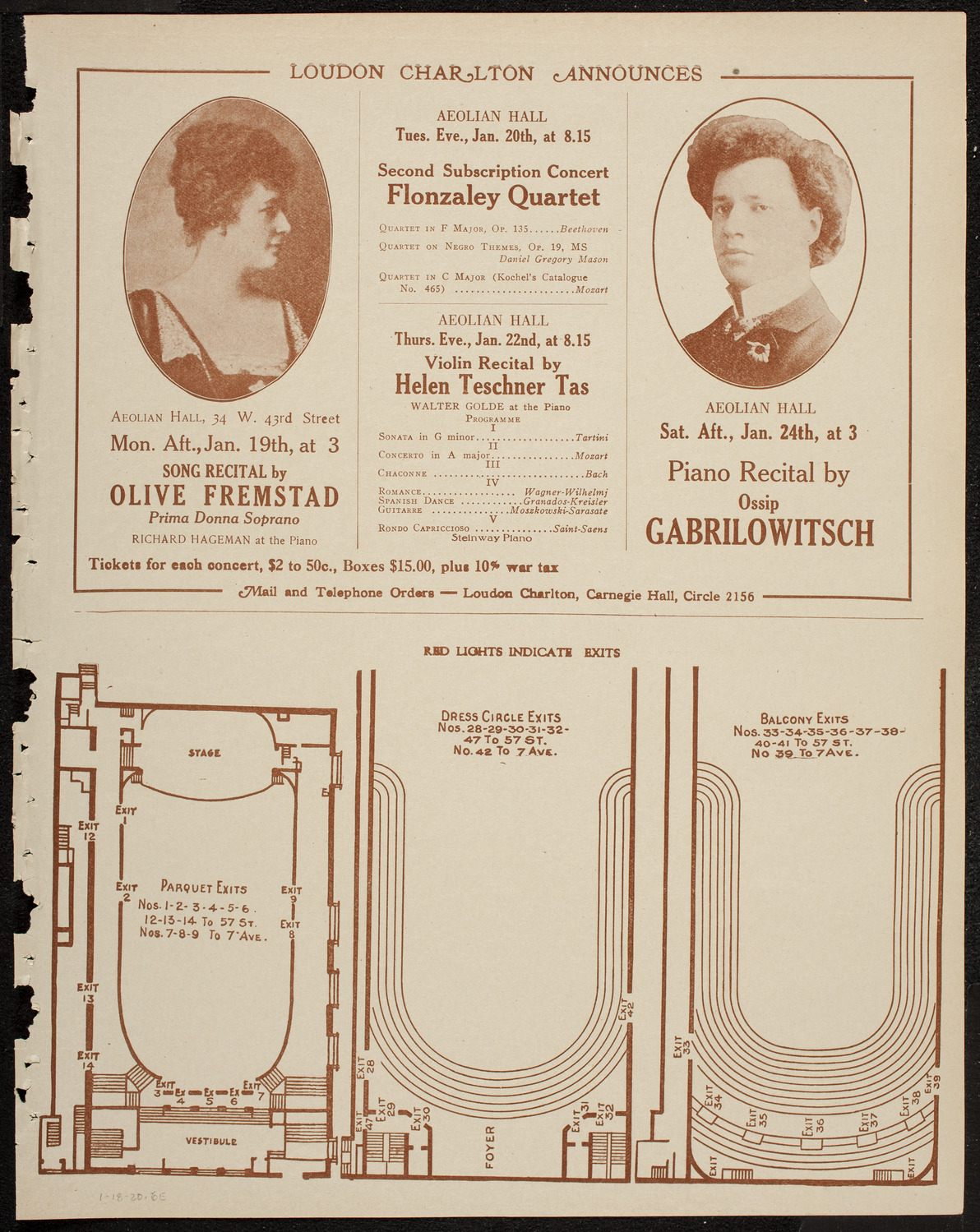 Burton Holmes Travelogue: Battle-Fields of France, January 18, 1920, program page 11