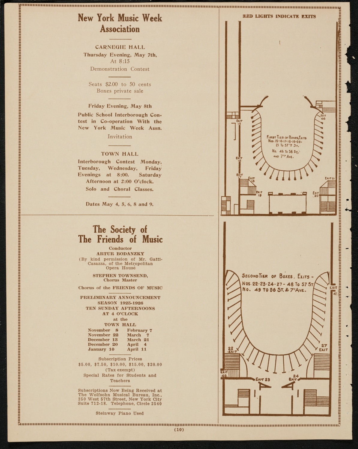 May Day Festival, May 1, 1925, program page 10