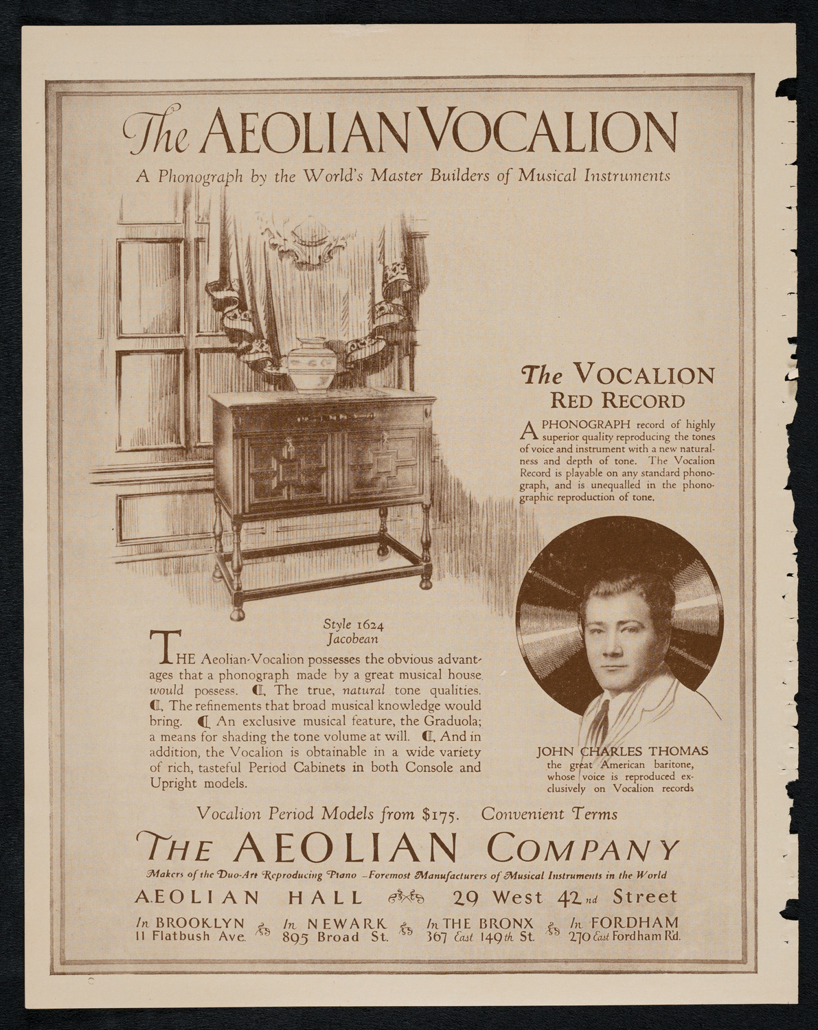 Columbia University Chorus, March 26, 1923, program page 2