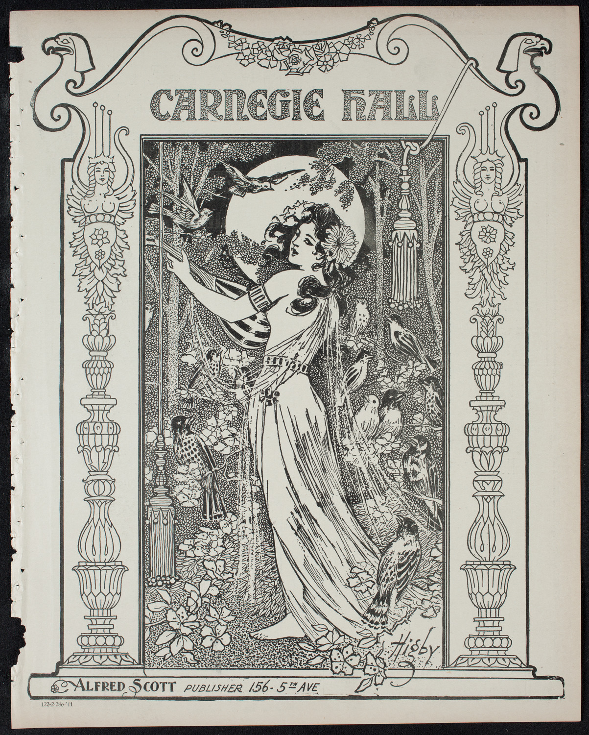 Oratorio Society of New York, February 28, 1911, program page 1