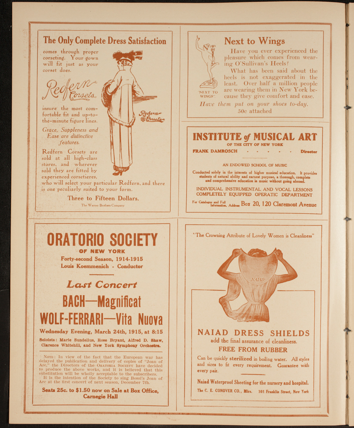 Burton Holmes Travelogue: Germany and Austria, February 21, 1915, program page 2