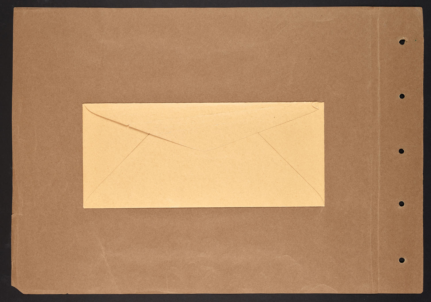 William Burnet Tuthill Scrapbook, page 10: Empty envelope